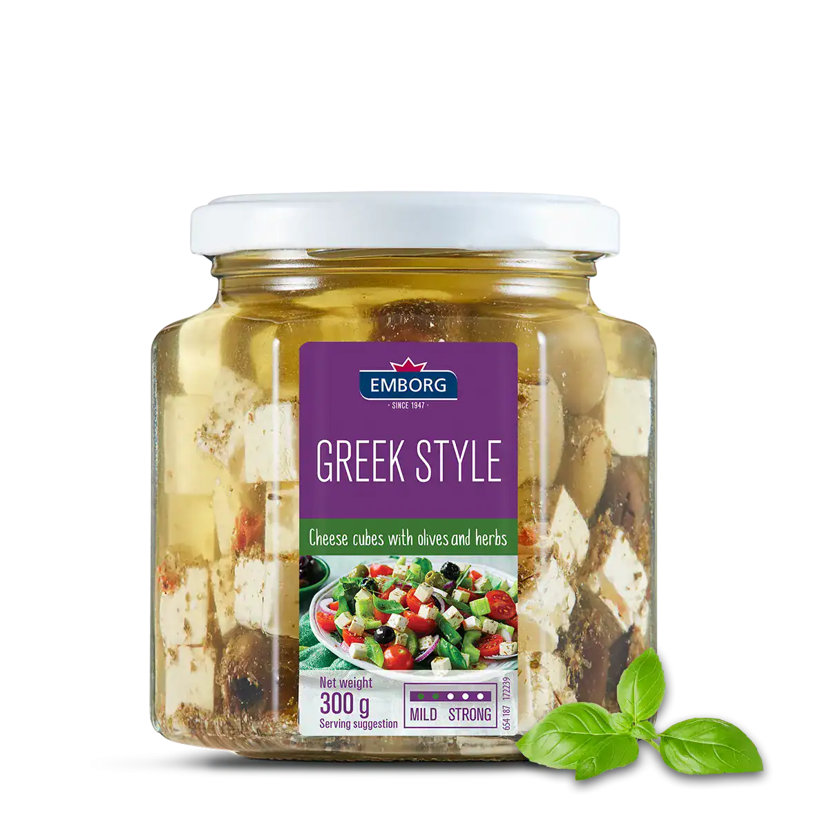 Greek Style Cheese w/Olives & Herbs - Emborg 