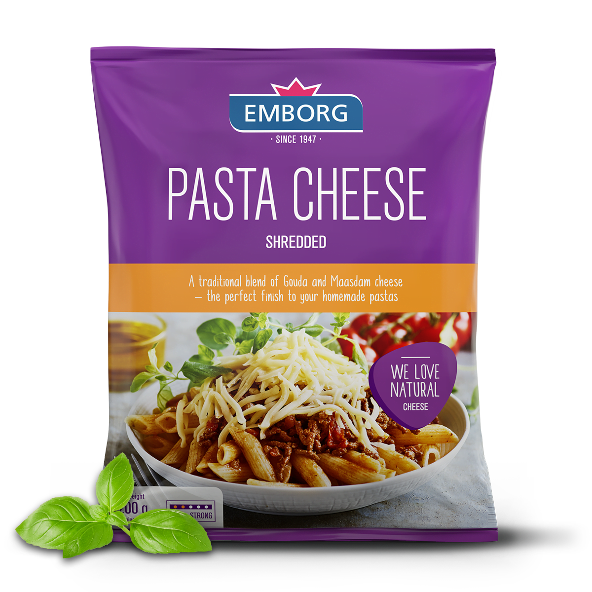 Natural Shredded Pasta Cheese - Emborg Philippines