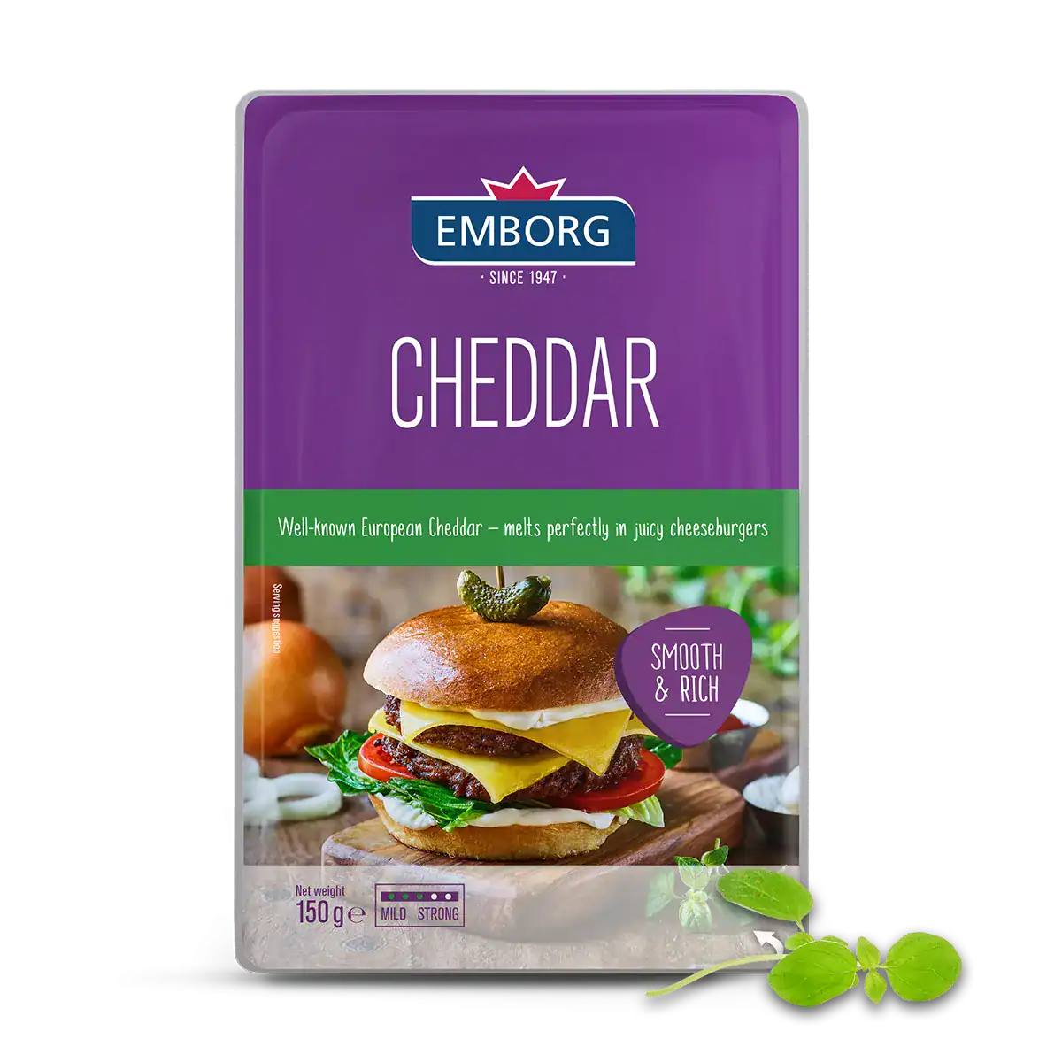 Cheddar Cheese Slices - Emborg 