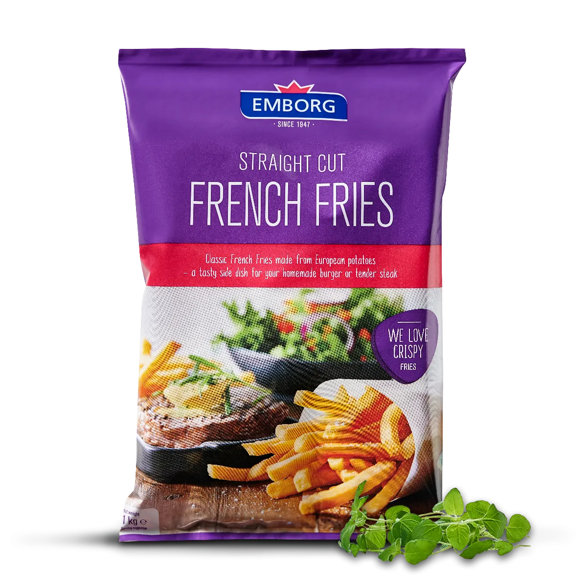 Straight Cut French Fries - Emborg Singapore