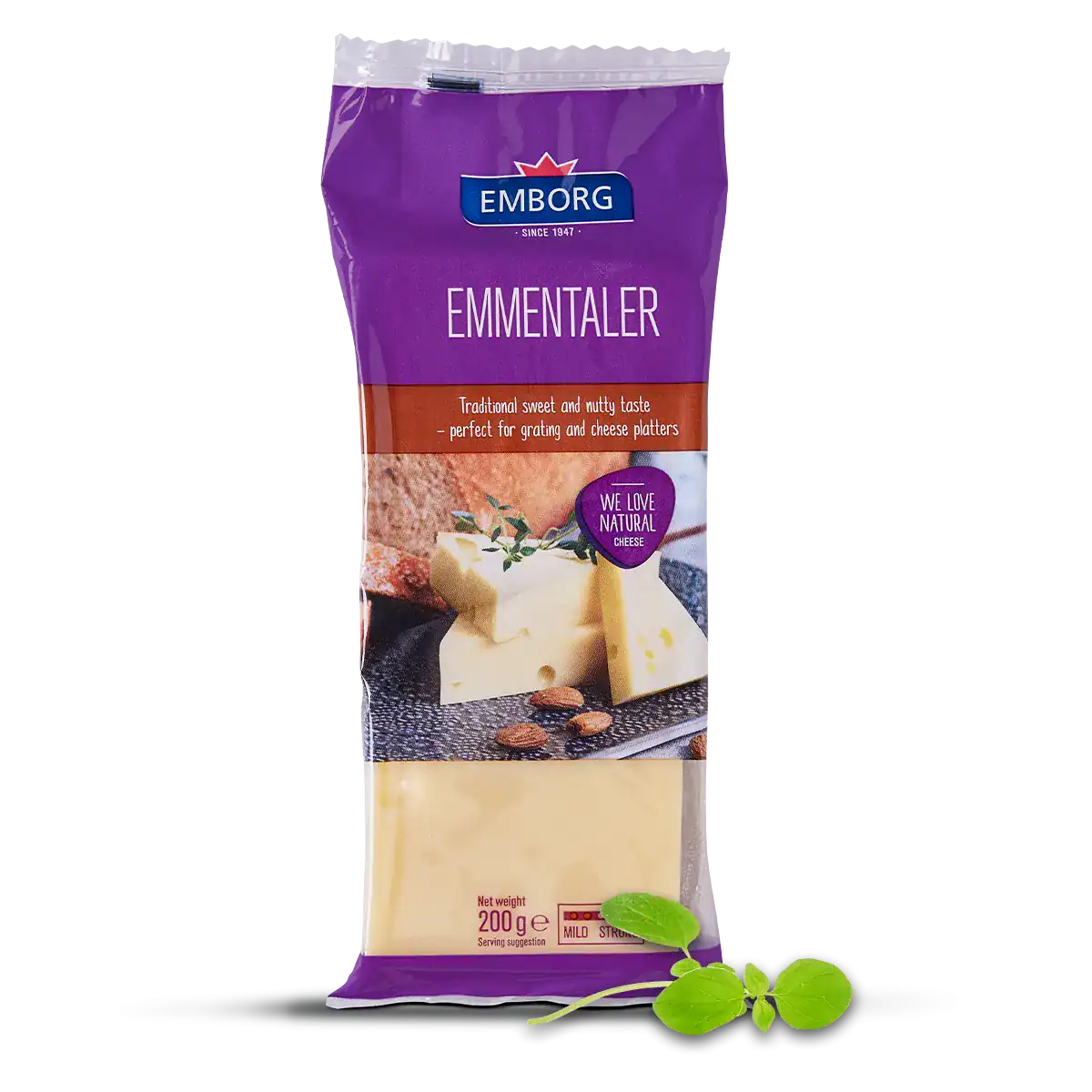 Natural Emmentaler Block - Emborg New Zealand