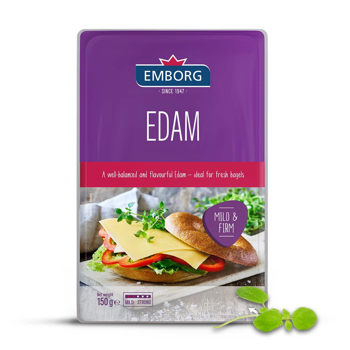 Natural Edam Slices - Emborg 