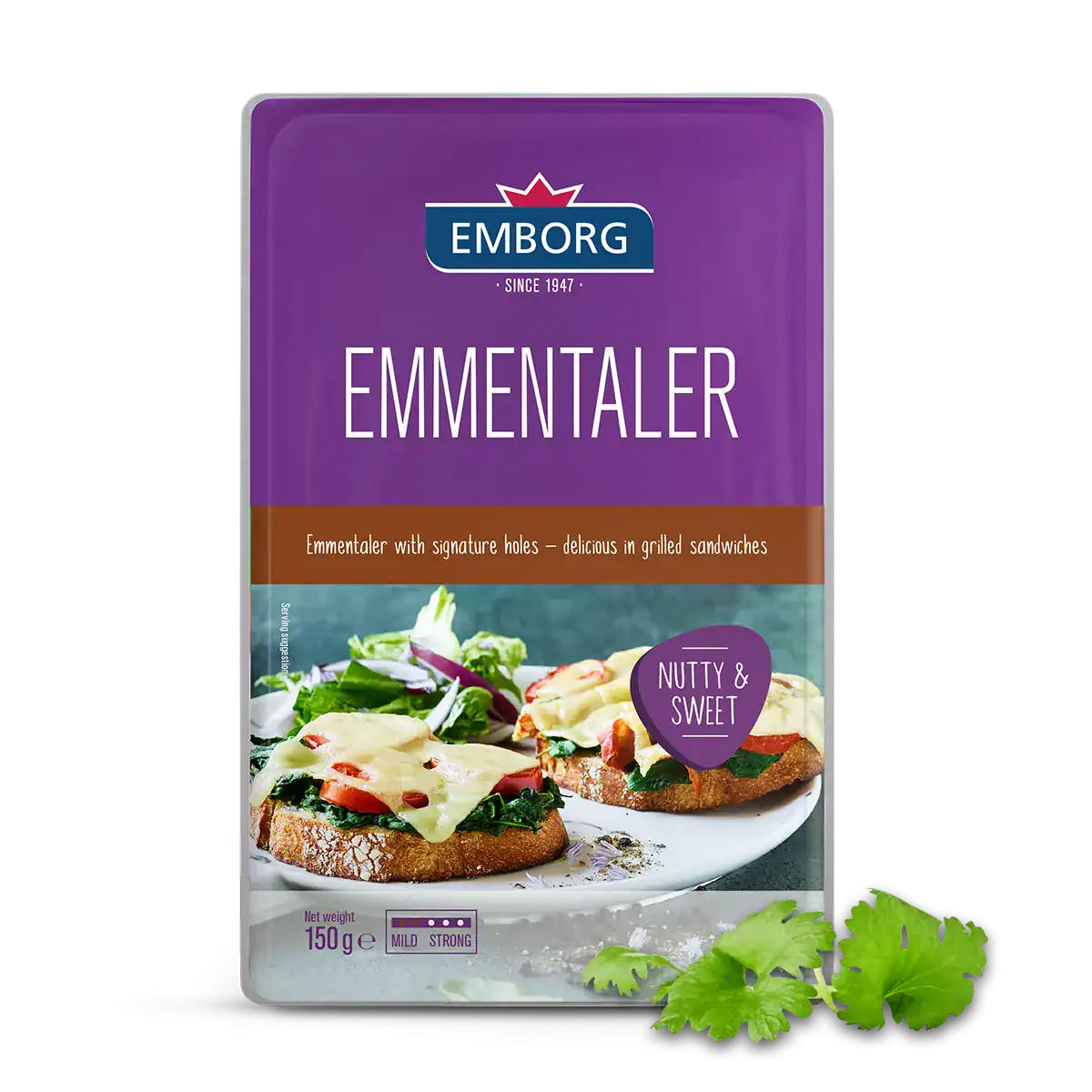Natural Emmentaler Slices - Emborg 