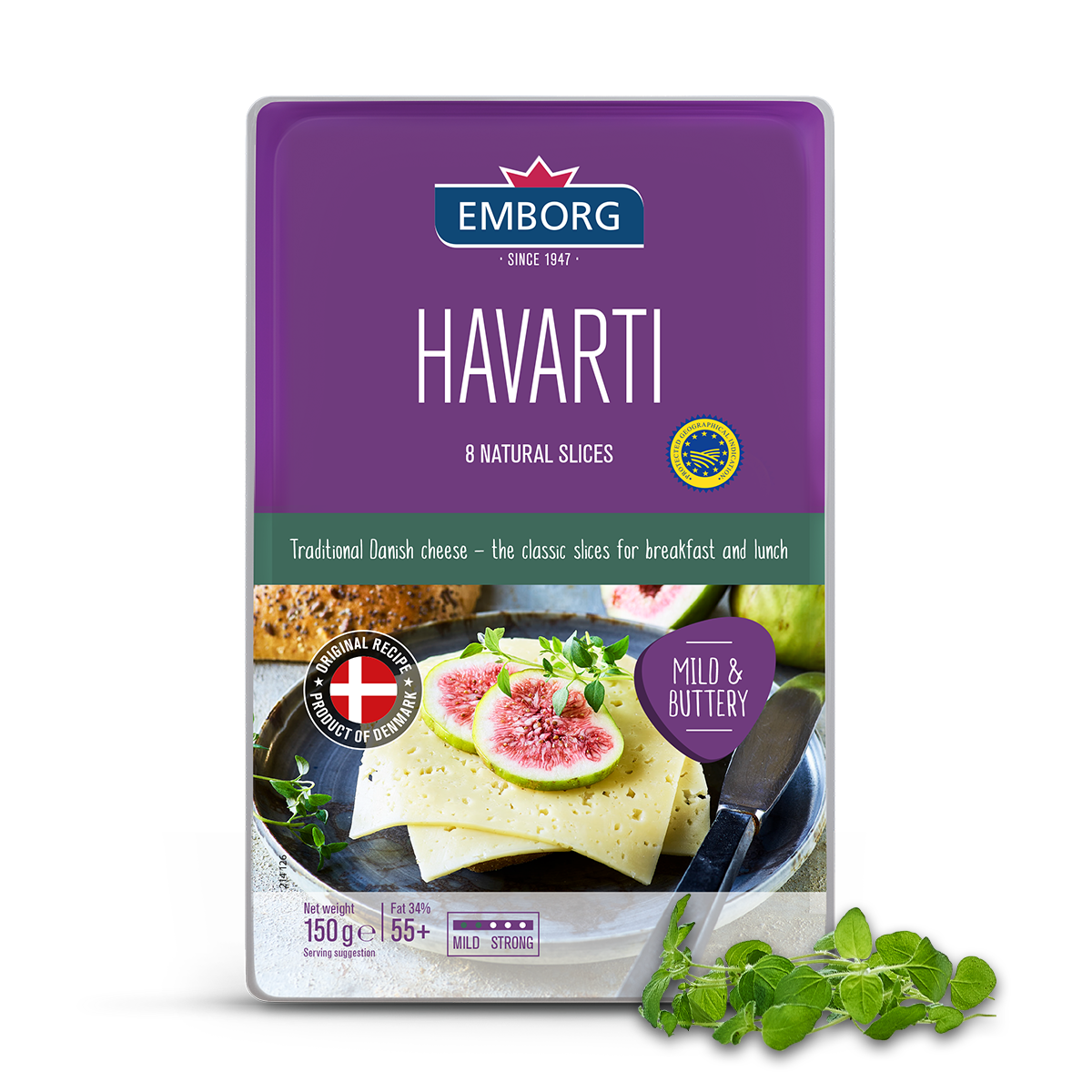 Natural Havarti Slices - Emborg Philippines