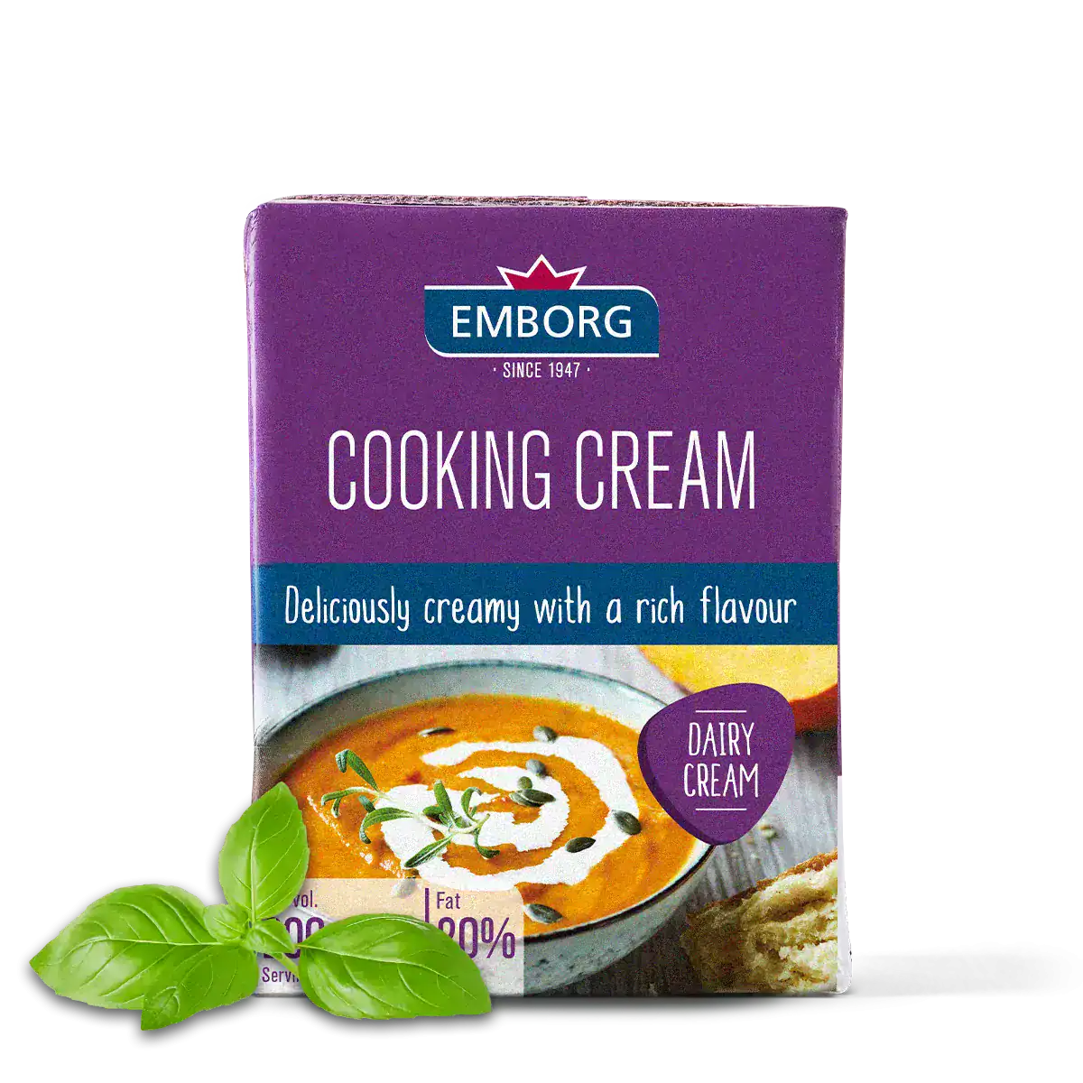 Cooking Cream for Pasta & Sauces - Emborg 