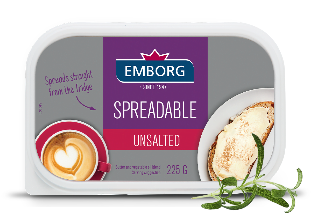 Unsalted Spreadable Butter - Emborg Singapore