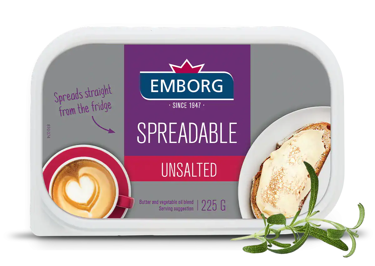 Unsalted Spreadable Butter - Emborg 