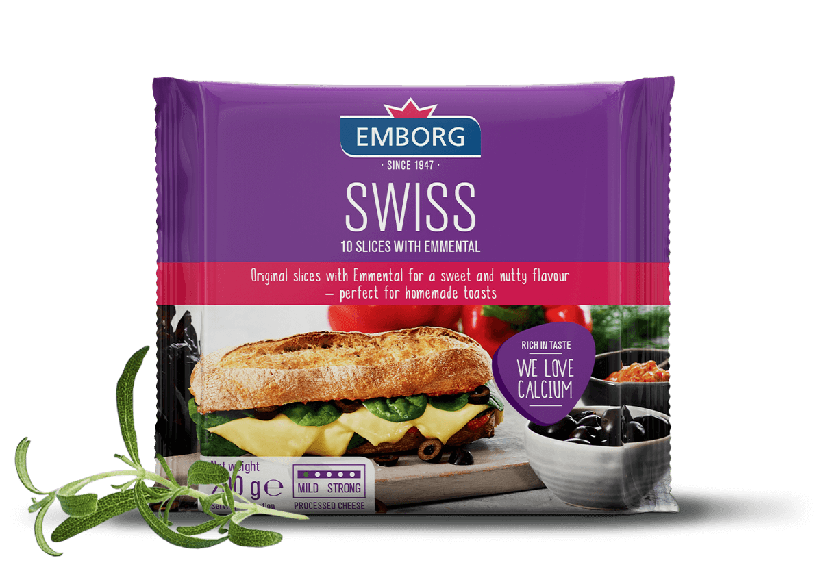Swiss Edam Slices - Emborg Malaysia