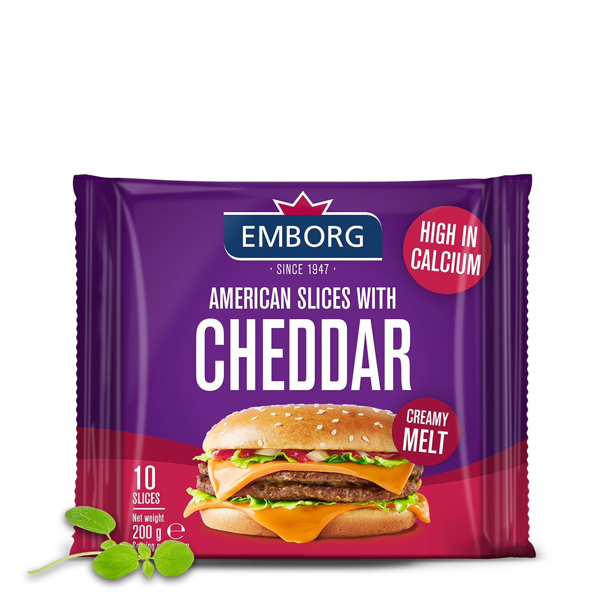 American Cheddar Slices - Emborg