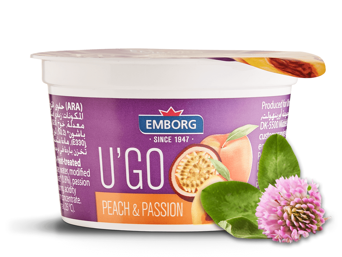U’GO Peach & Passionfruit Yogurt - Emborg Malaysia