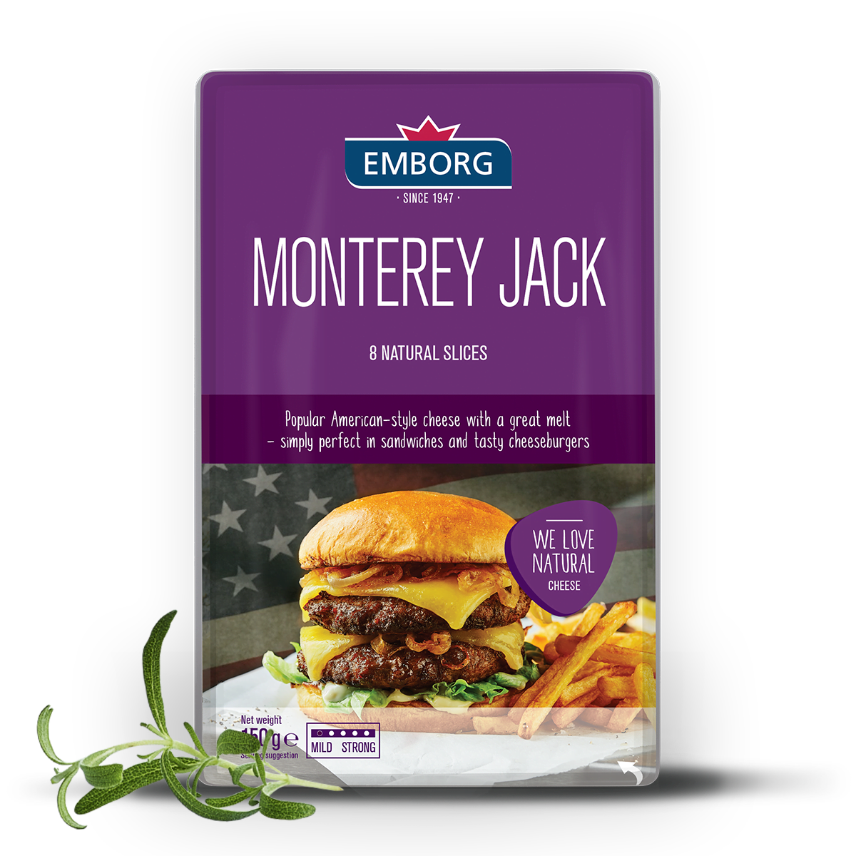 Natural Monterey Jack Slices
