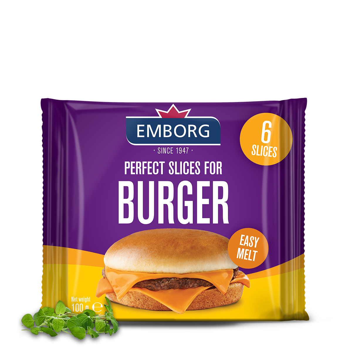 Perfect Burger Slices - Emborg 