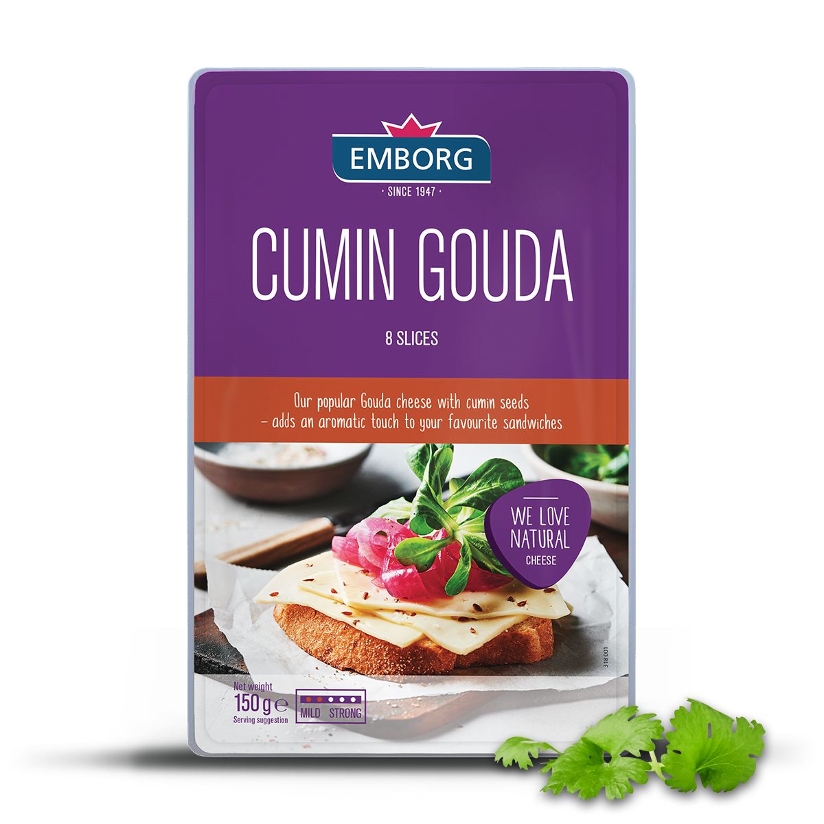 Natural Cumin Gouda Slices