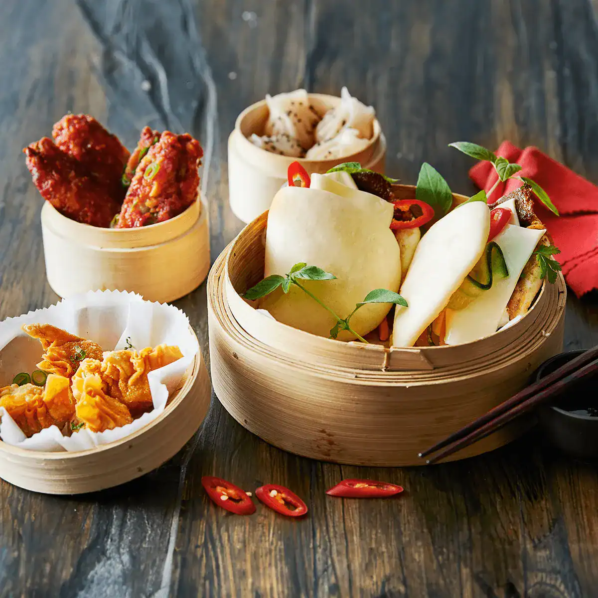 Bao Buns with BBQ Beef and Mozzarella - Emborg Malaysia
