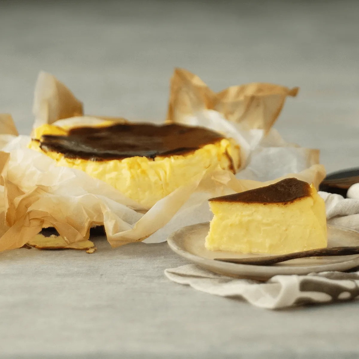 Burnt Basque Cheesecake - Emborg Singapore