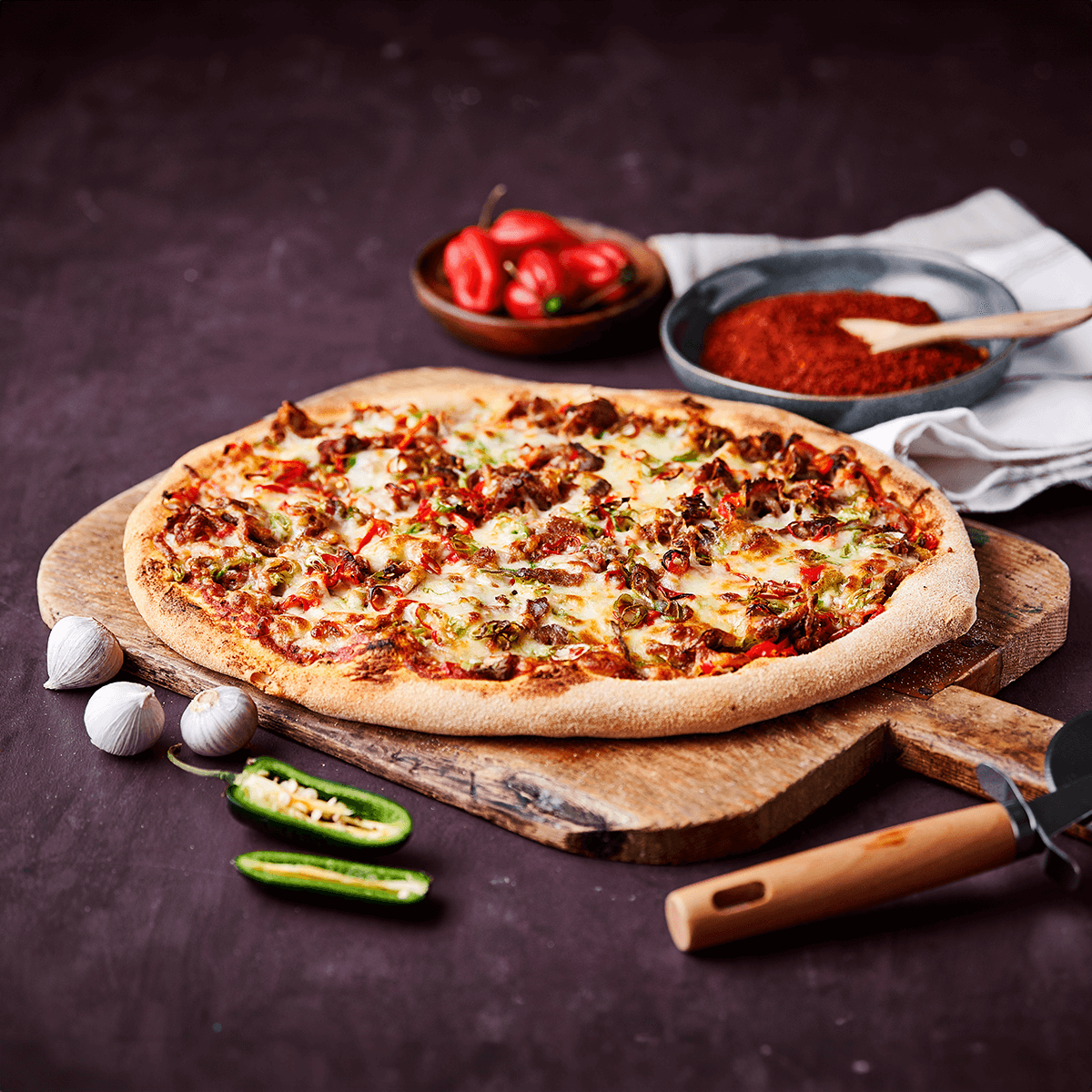 Crisp Beef Rendang Pizza - Emborg