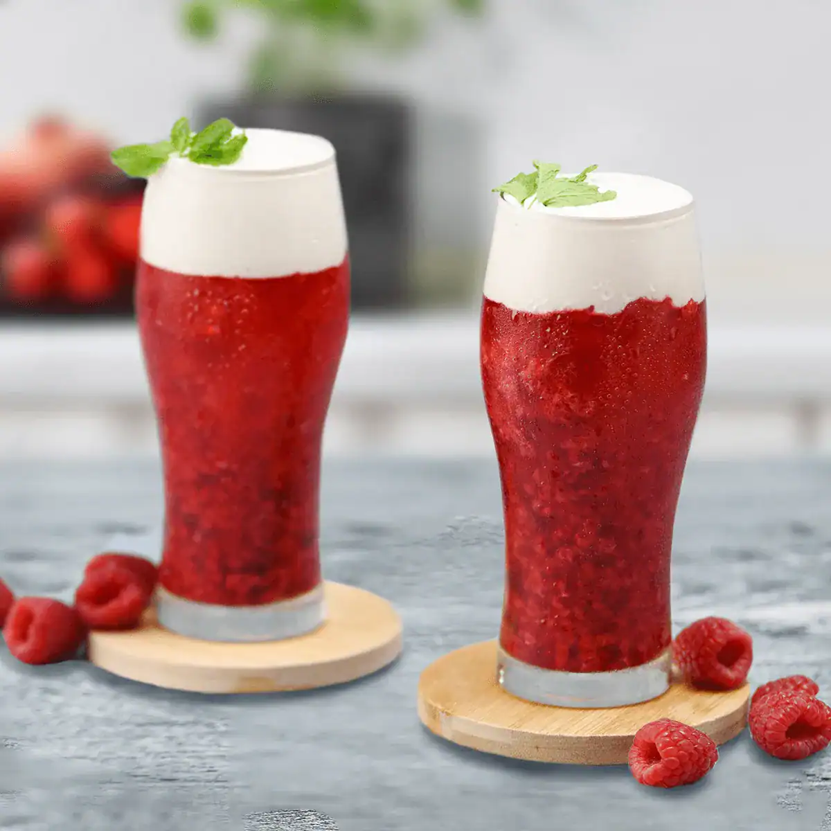 Raspberry Cheese Milk Tea - Emborg Philippines