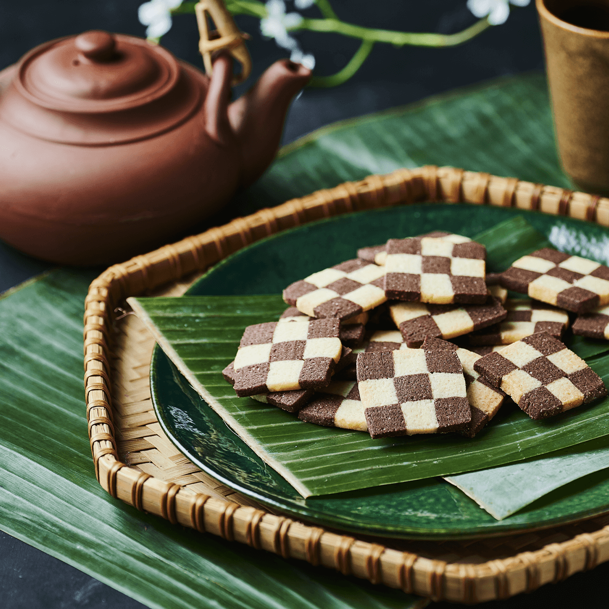 Traditional Checkerboard Cookies - Emborg