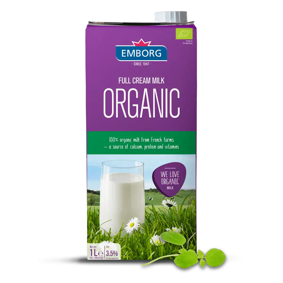 Organic Milk 3.5% - Emborg Malaysia