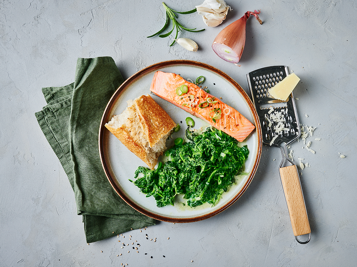 Organic Chopped Spinach - Emborg 