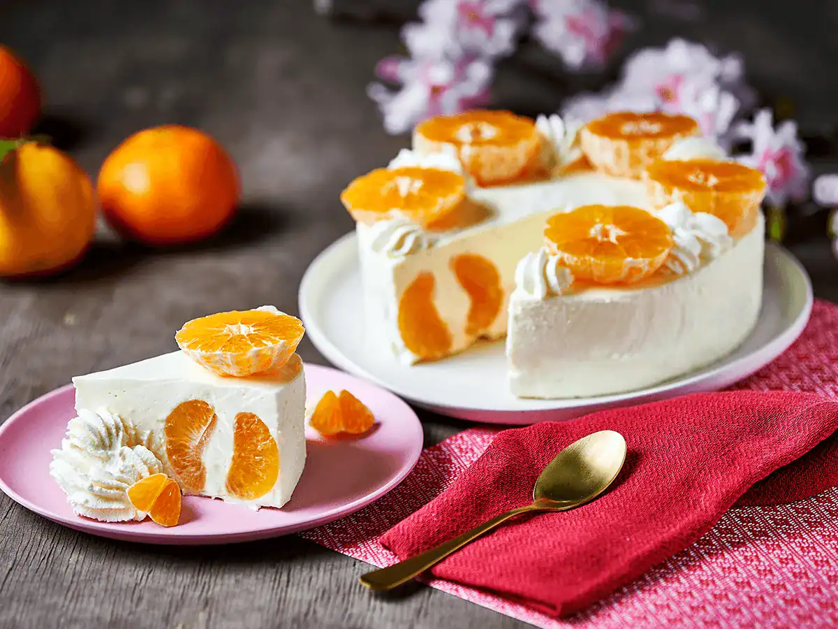5 Ingredients Mandarin Cheesecake - Emborg