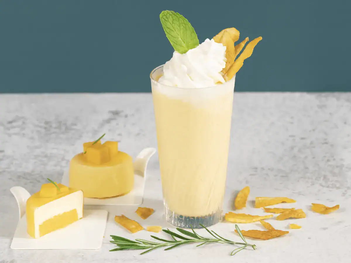 Creamy Yuzu and Mint Slush - Emborg Malaysia