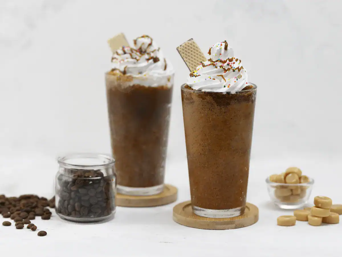 Salted Caramel Coffee Frappe - Emborg