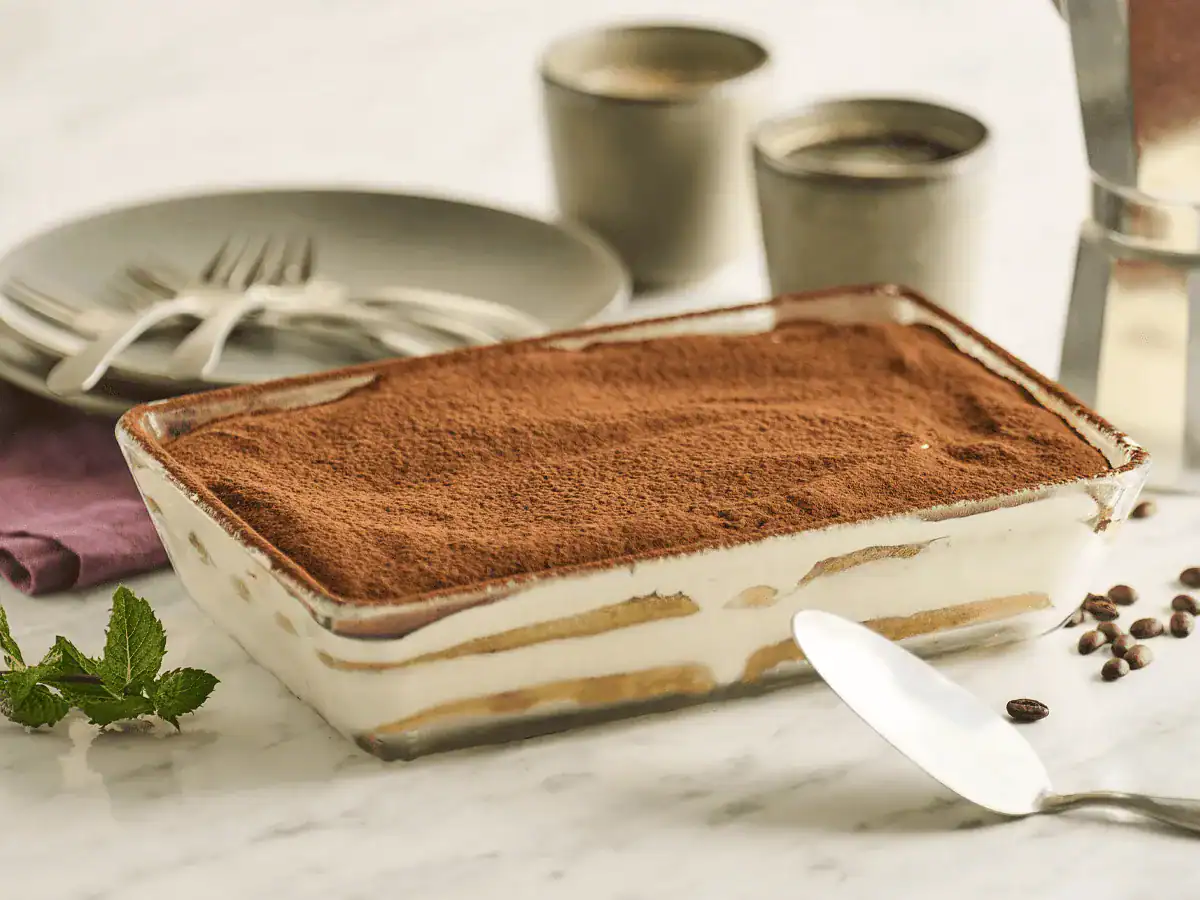 Traditional Tiramisu with Coffee and Sweet Wine - Emborg