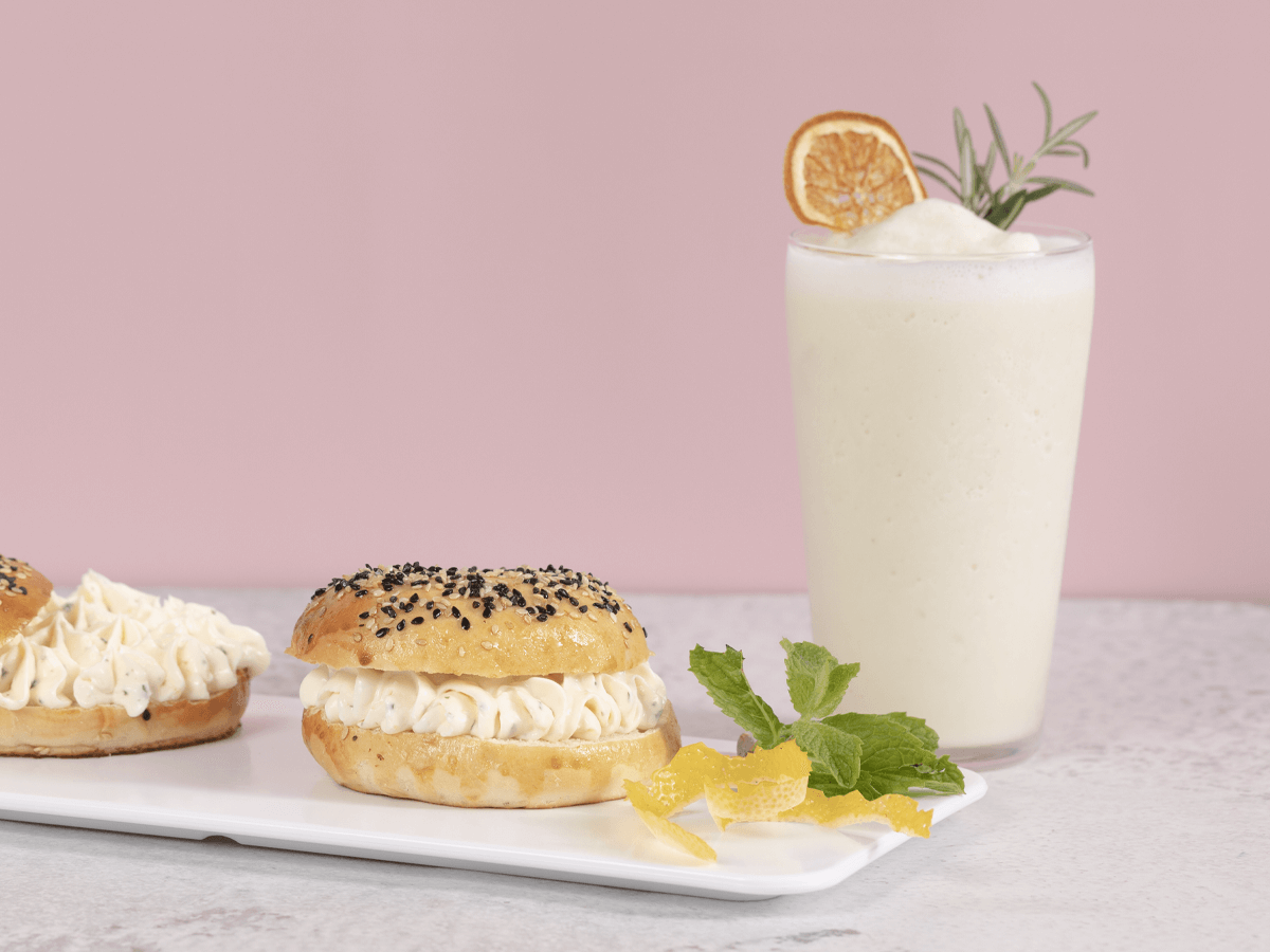 Yuzu Cream Cheese Bagel - Emborg