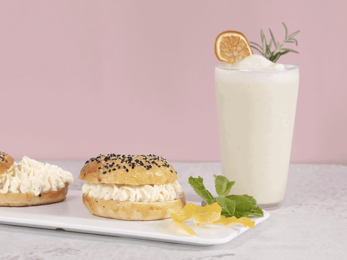 Yuzu Cream Cheese Bagel - Emborg Singapore