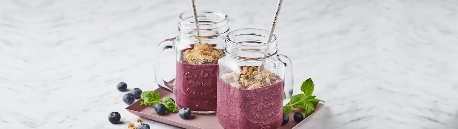Blueberry Cheesecake Smoothie - Emborg Malaysia