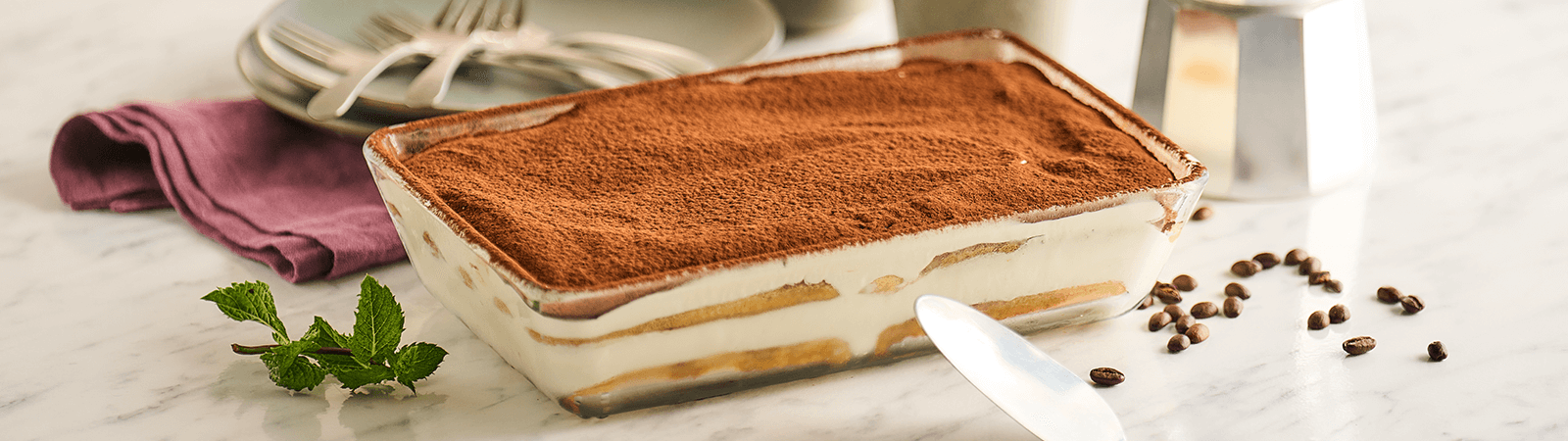 Traditional Tiramisu with Coffee and Sweet Wine - Emborg Singapore