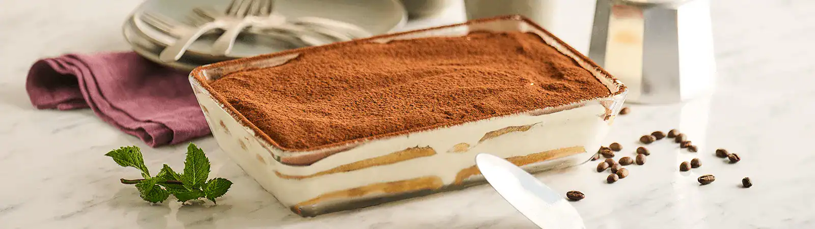 Traditional Tiramisu with Coffee and Sweet Wine - Emborg