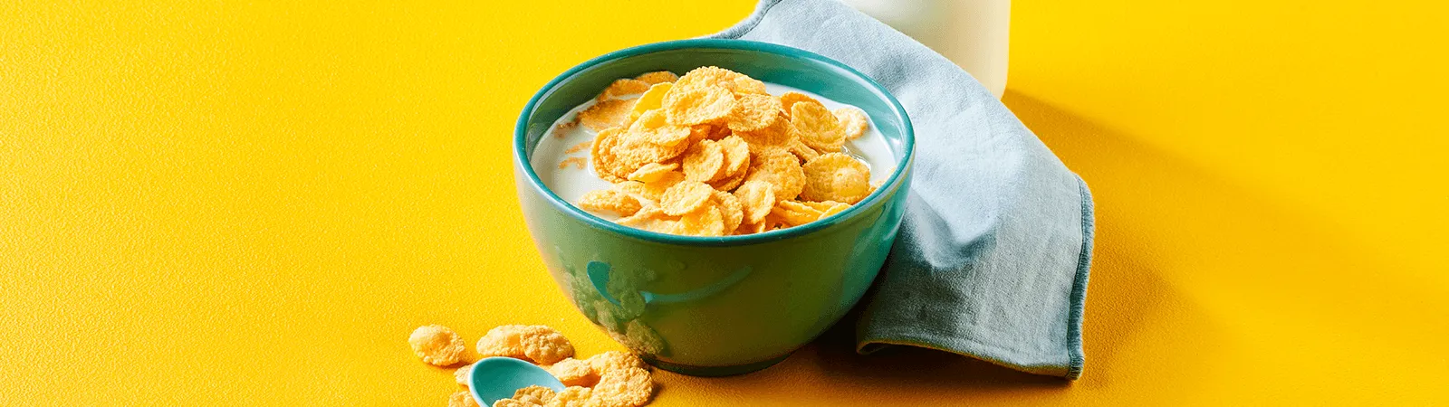 Cornflakes with Milk (Easy Breakfast Recipe) - Emborg