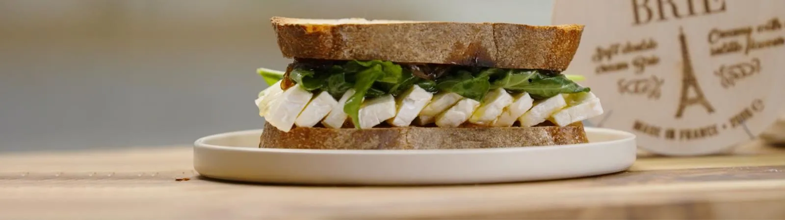 Brie Toastie with Beetroot, Onion Jam and Honey - Emborg Philippines