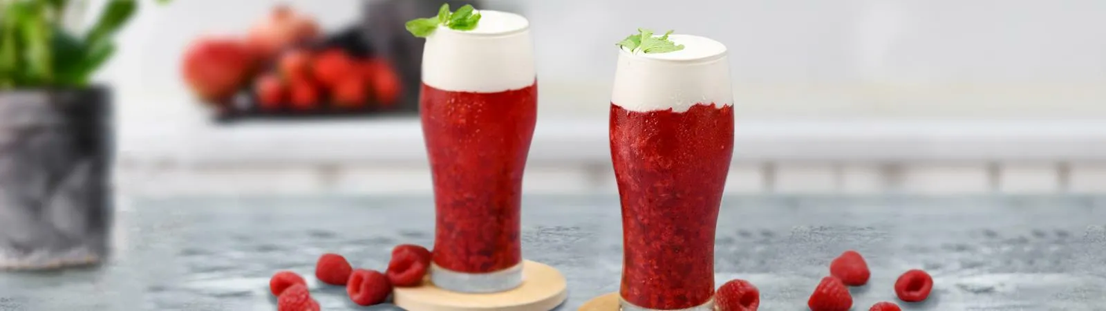 Raspberry Cheese Milk Tea - Emborg 