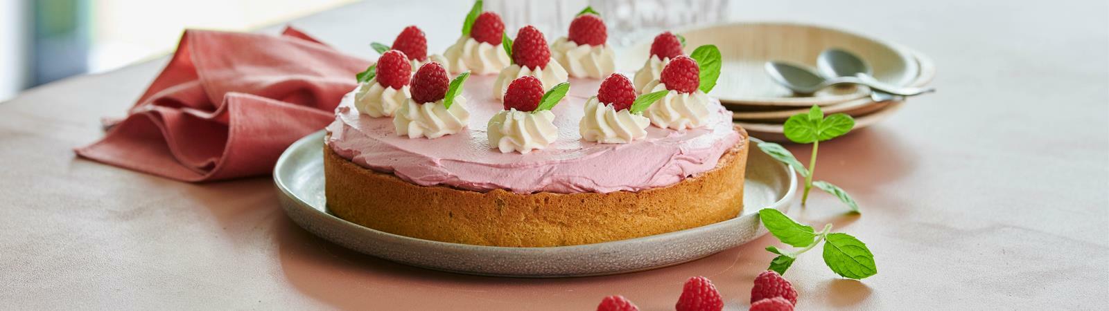 Raspberry Mousse Cake - Emborg Malaysia