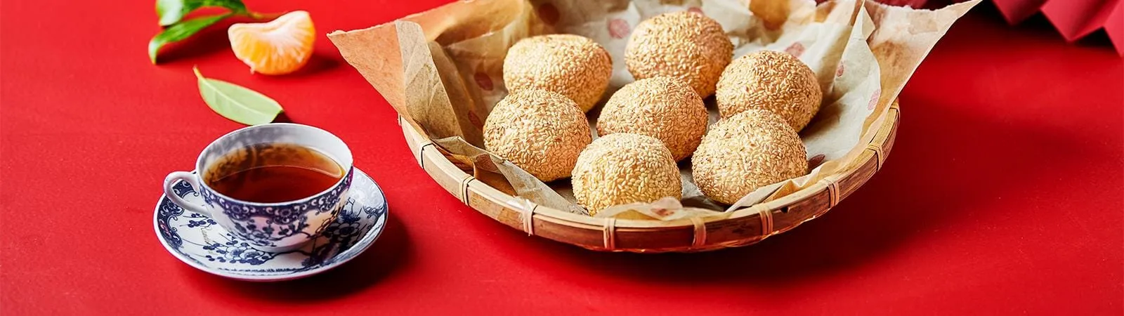 Sesame Balls with Taro - Emborg Singapore