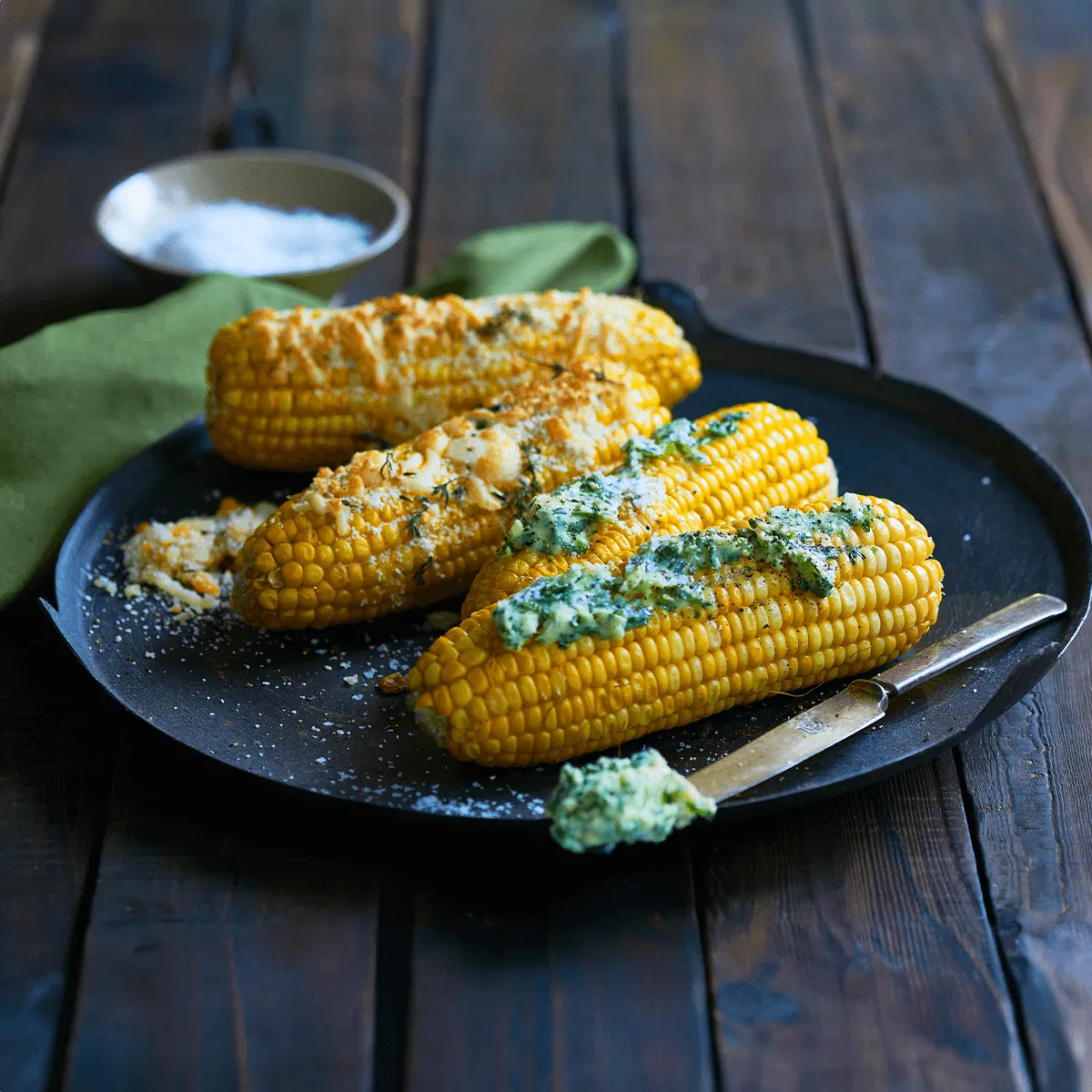 Corn Cobs with Cheese and Breadcrumbs - Emborg 