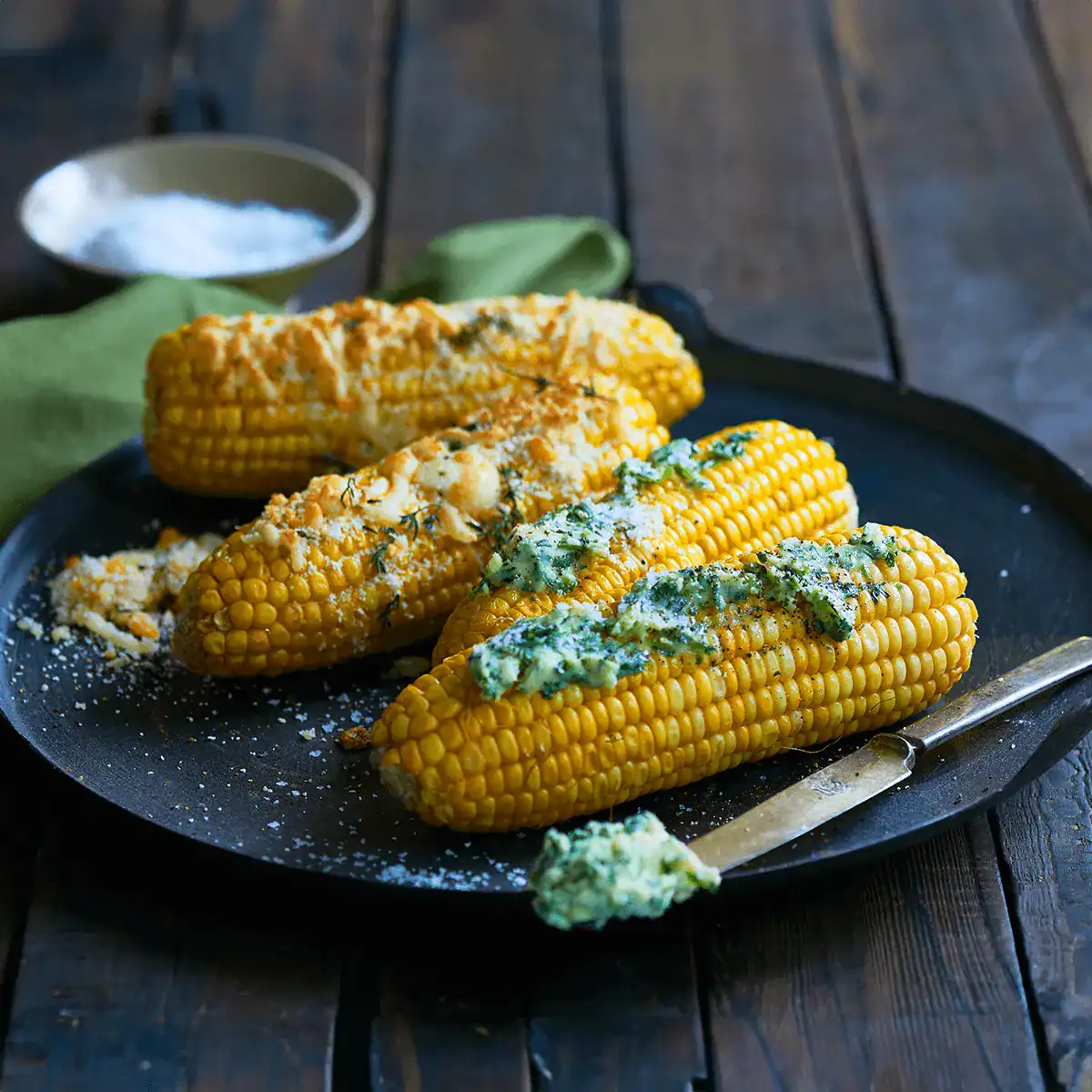 Corn with Parmigiano Reggiano and Herbs - Emborg