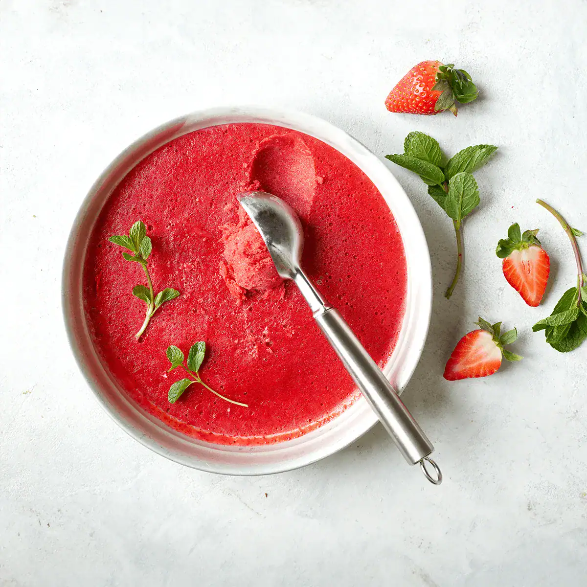 Frozen Strawberry Yogurt - Emborg Singapore