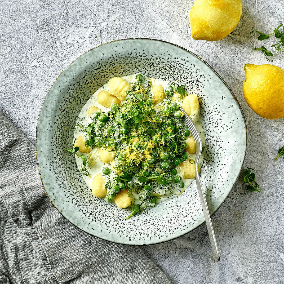 Gnocchi with Peas and Spinach - Emborg New Zealand