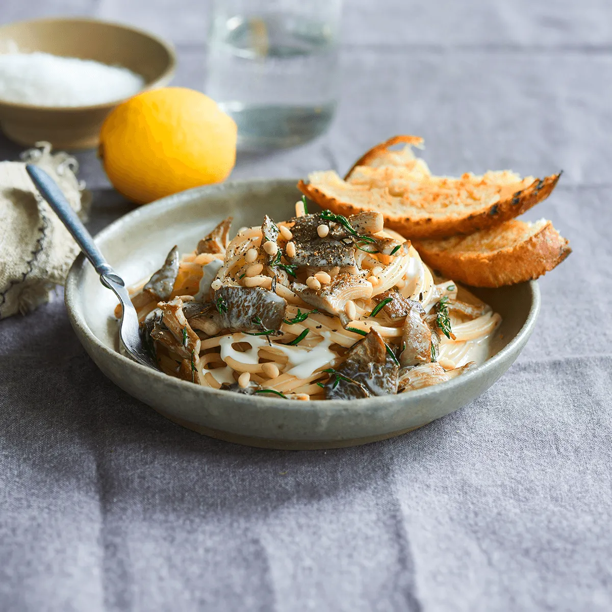 Spaghetti with Mushrooms - Emborg Malaysia