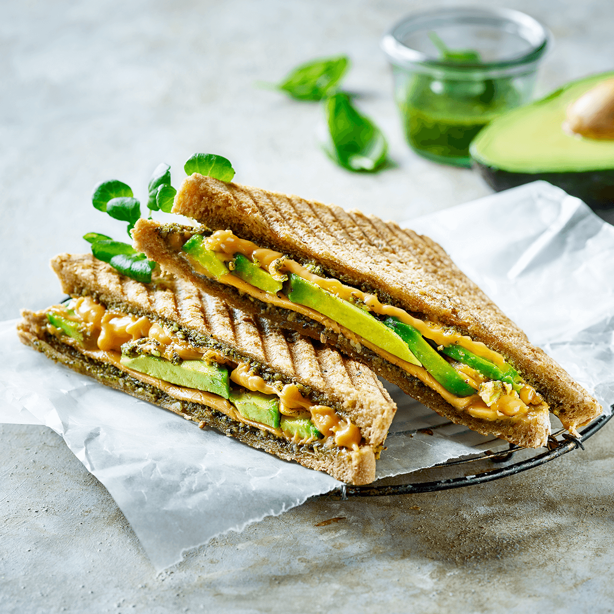 Vegan Grilled Sandwich - Emborg Singapore