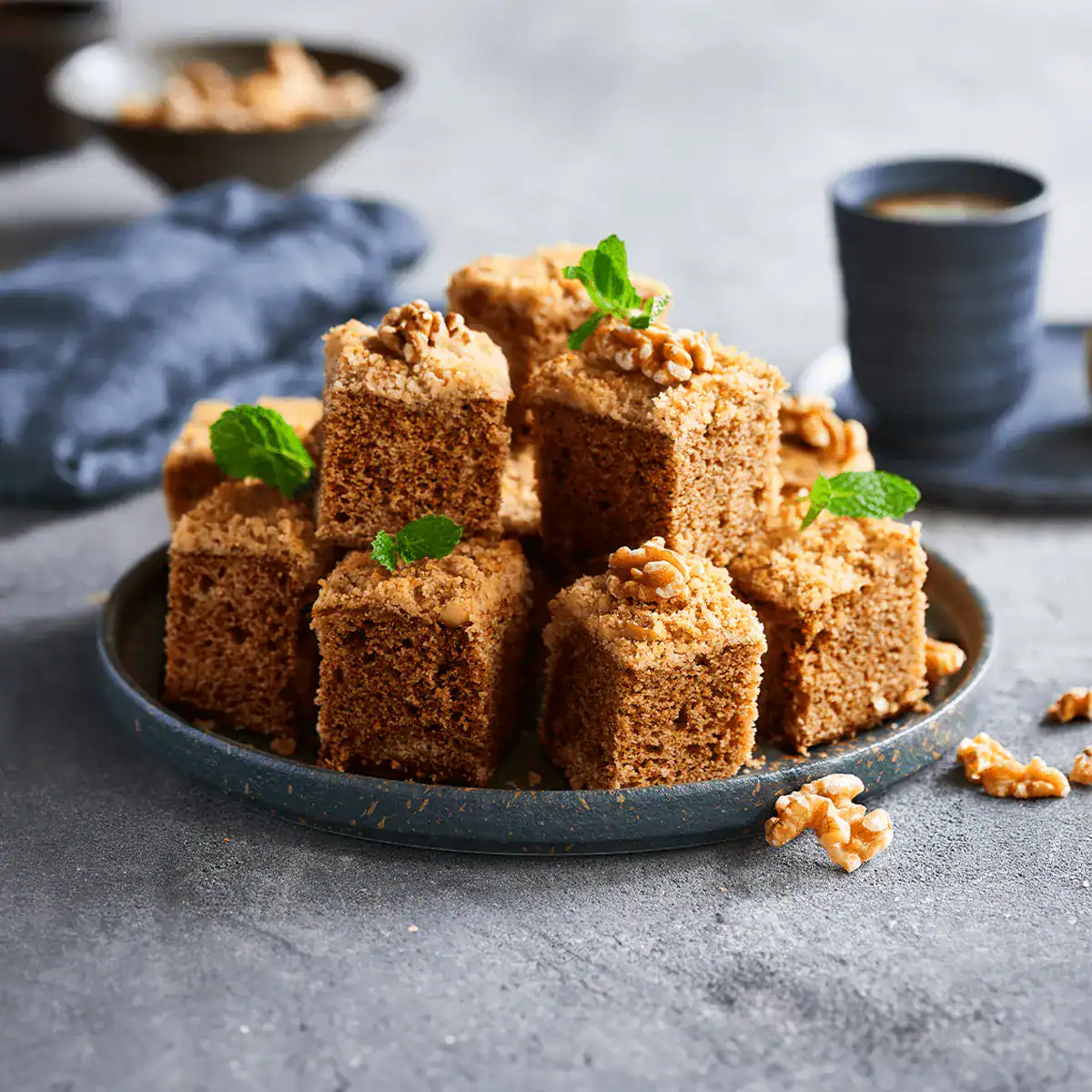 Walnut and Maple Syrup Cake - Emborg 