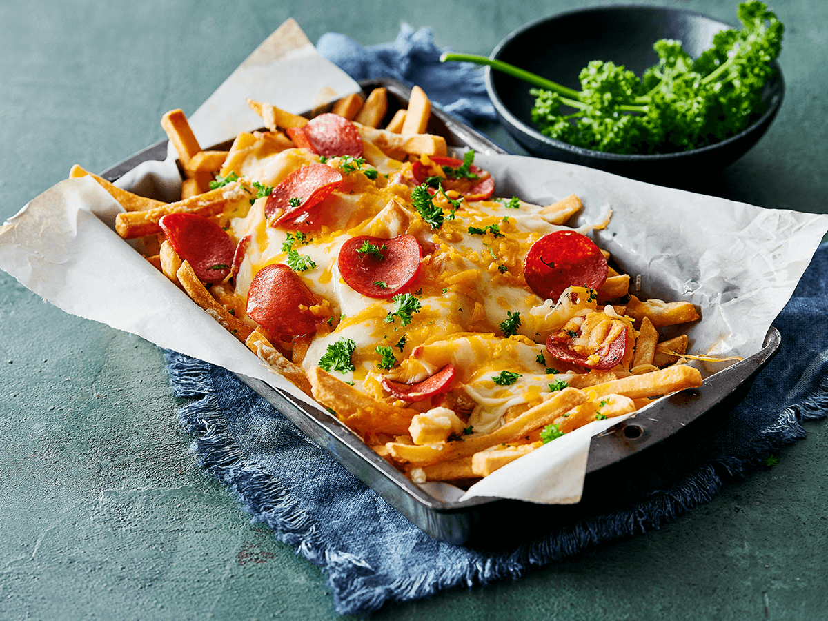 Cheesy Fries Overload Recipe - Emborg