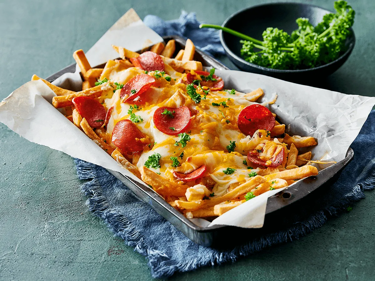 Cheesy Fries Overload Recipe - Emborg Malaysia