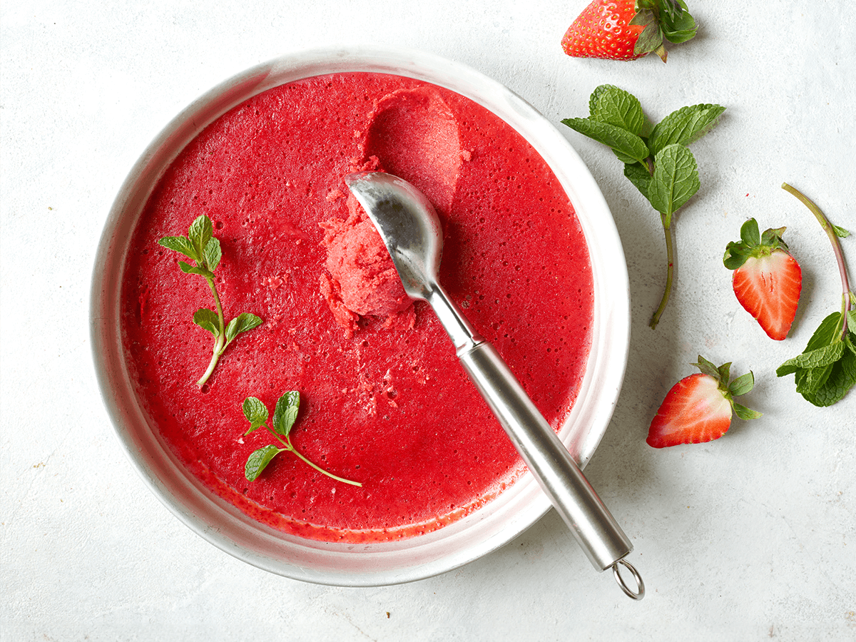 Frozen Strawberry Yogurt - Emborg Singapore