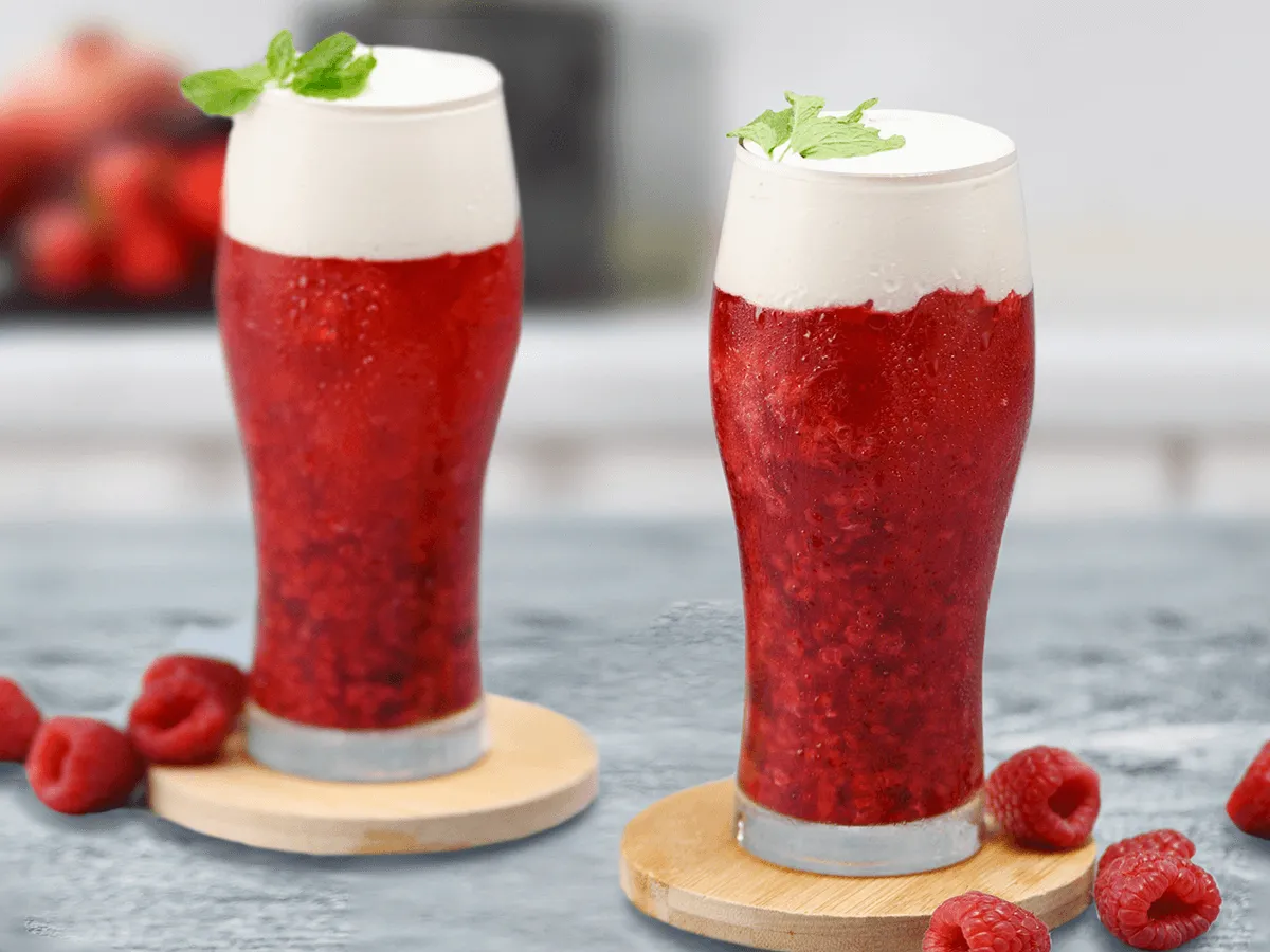 Raspberry Cheese Milk Tea - Emborg 