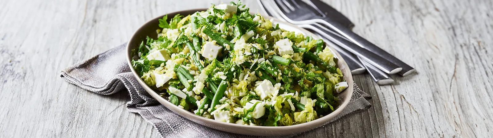 Bulgur salad with greek style cheese - Emborg 